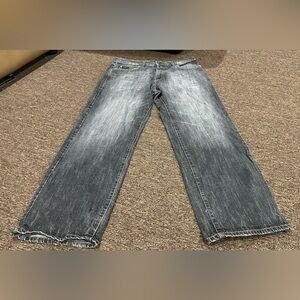 Calvin Klein Jeans Charcoal Denim Jeans Nen's Sz 34 casual bottoms pants EUC!